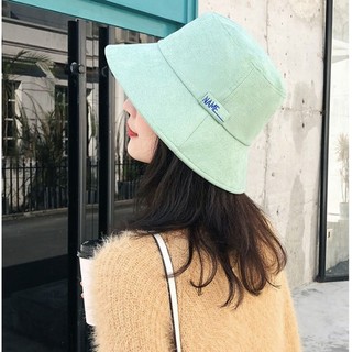 Mũ bucket trơn nữ Nón mũ nữ NAME phong cách Ulzzang dễ thương cá tính