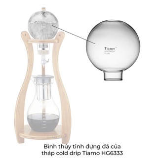 Volcano Bình thủy tinh đựng đá cold drip HG6333 Tiamo
