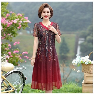 Đầm Trung Niên Che Bụng Dự Tiệc Sang Chảnh VH68
