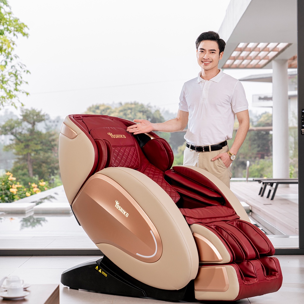 Ảnh Ghế Massage Đa Năng Toshiko T70 điều khiển giọng nói, sở hữu con lăn 4D di chuyển tổ hợp 15 bài tập 1