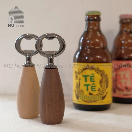 Khui bia gỗ - Futo |NU Home | dụng cụ mở nắp chai được thiết kế đơn giản, đồ khui bằng gỗ tự nhiên