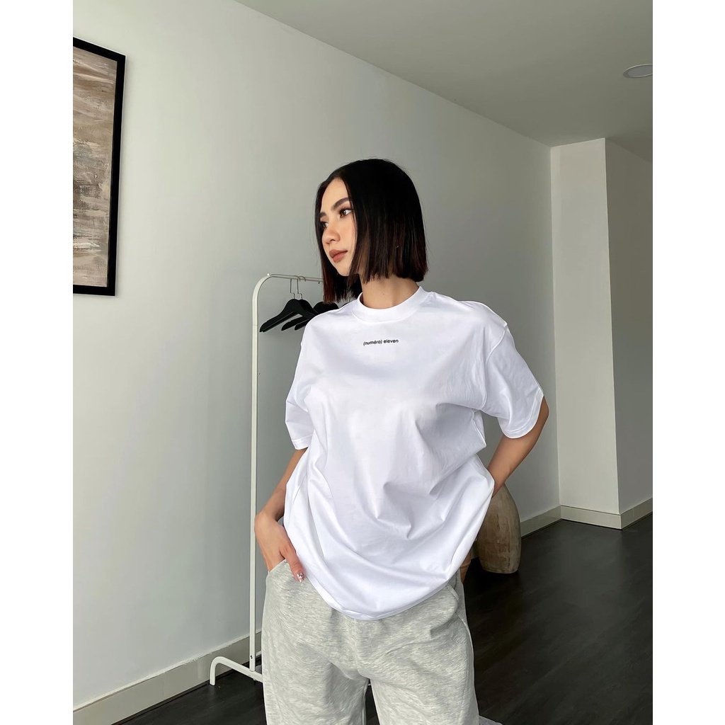 Áo thun nữ BLACKDOKI-NUMERO BASIC ,áo phông hiện đại cá tính chất cotton dày dặn oversize