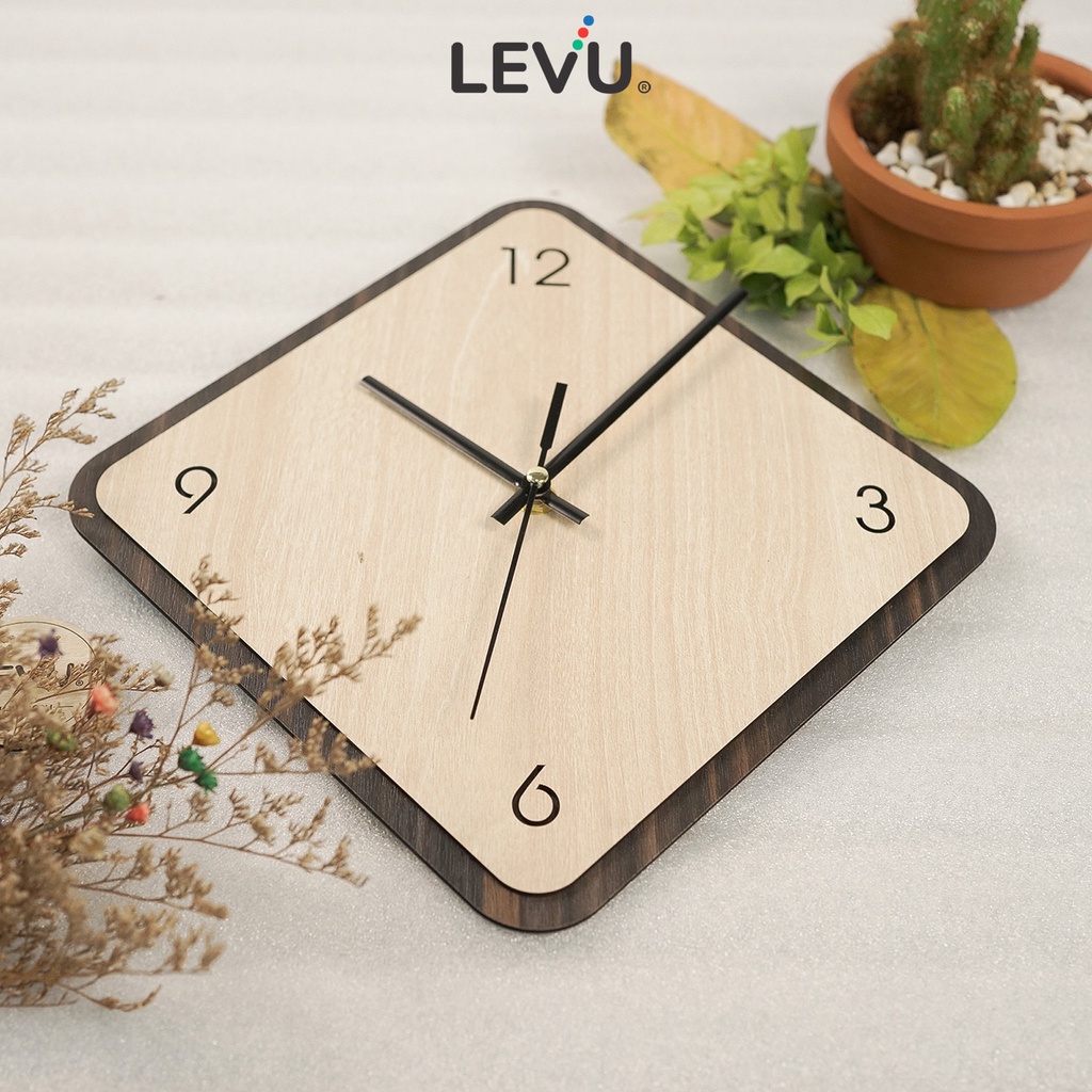 Đồng Hồ Treo Tường hình thoi độc lạ phong cách Châu Âu