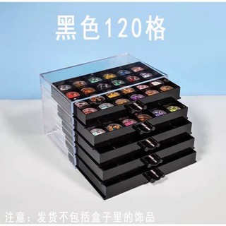 Khay meka 5 tầng đựng phụ kiện nail - kệ đựng charm đá nail tiện dụng