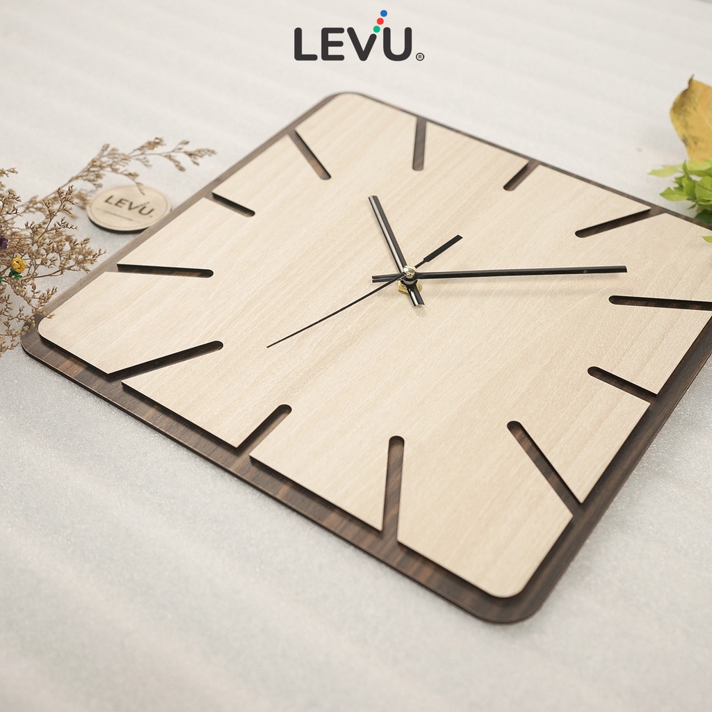 Đồng Hồ Treo Tường hình vuông đơn giản phong cách thời thượng