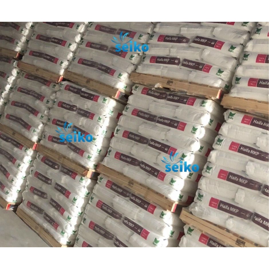 Phân bón MKP 0-52-34 Seiko nhập khẩu Haifa Isarel Chính hãng LÁ MAU GIÀ,  RA HOA TẬP TRUNG, trái to, tăng độ đường
