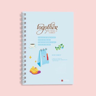 Sổ lò xo kẻ ngang 120 trang khổ A4 TUANVIET BOOKS Chủ đề Du lịch - Phù hợp làm sổ kế hoạch, sổ nhật kí, tập vở ghi chép