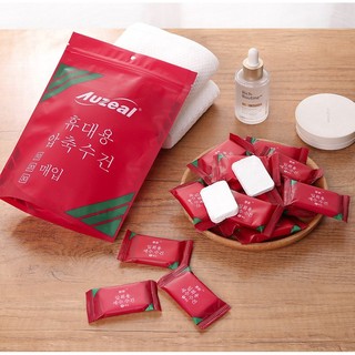 Khăn tắm, Khăn mặt nén du lịch bằng cotton dùng một lần