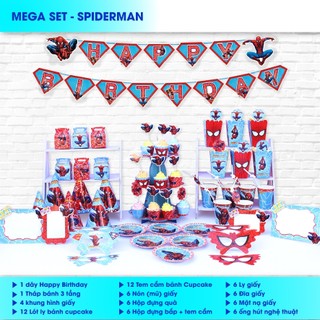 Set MEGA trang trí sinh nhật nhiều chủ đề :GIÁ CŨ 179k SALE 120k
