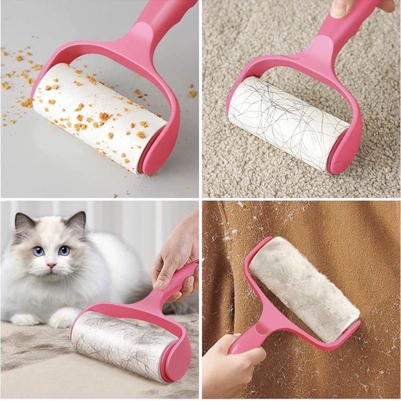 Combo-Cây lăn bụi quần áo 10cm 16cm 24cm lõi giấy lăn bụi làm sạch ga giường sofa lông chó mèo】