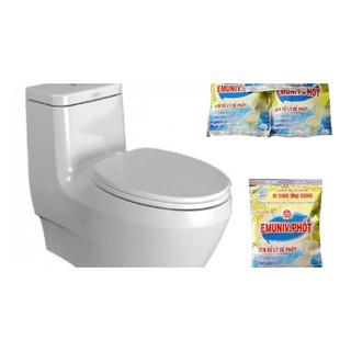 Men vi sinh khử mùi toilet bồn cầu chống mùi hôi cống bể phốt men vi sinh khử mùi Eminiv NGHIỆN NHÀ