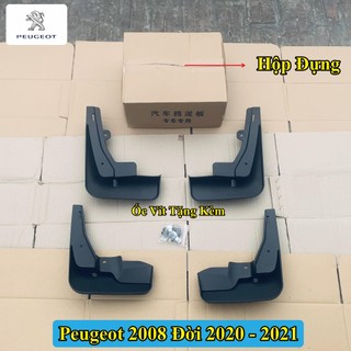 Chắn Bùn Peugeot 2008 Đời 2020 - 2021 Chất liệu Nhựa Dẻo Tặng kèm Ốc Vít ,Bộ 4 Chiếc Hàng Loại 1