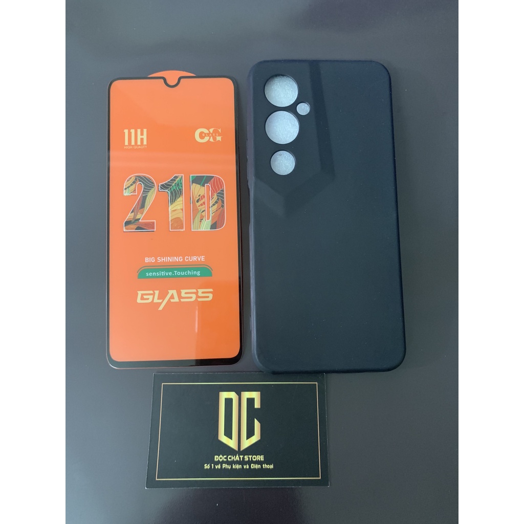 Combo cường lực và ốp lưng Tecno Pova 4 pro, bảo vệ tuyệt đối cho điện thoại.