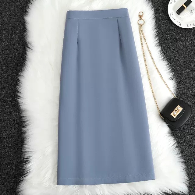 Chân Váy Chứ A Suông Dáng Dài 70cm_Chất Liệu Vitex_Sản Phẩm Được May 1 Lớp_SHOPNGOCTRANG19_CVA70CM