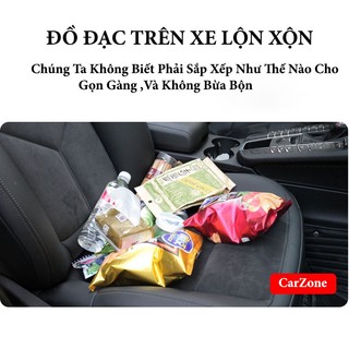 Túi Treo Đồ Sau Ghế Ô Tô, Chất Liệu Bằng Da Ô Tô - Treo Giữa 2 Ghế Tiện Lợi VER 3