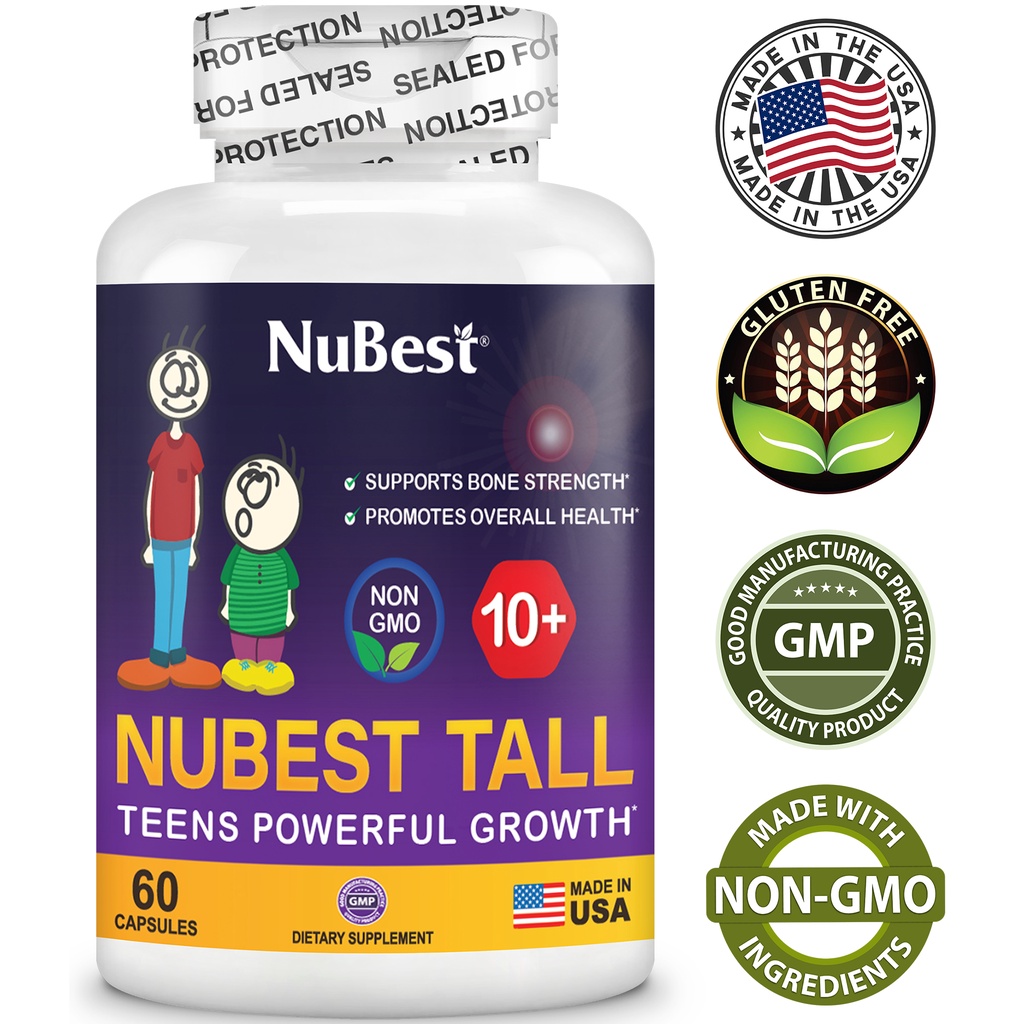 Ảnh Thực Phẩm Bảo Vệ Sức Khỏe Hỗ Trợ Tăng Chiều Cao NuBest Tall 10+ 2