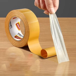 Băng Keo Dé lì Lưới 2 Mặt Cường Lực Cao, Dán Thảm Trải Sàn, Keo Chống Nước, Tháo gỡ Không Để Vết Keo