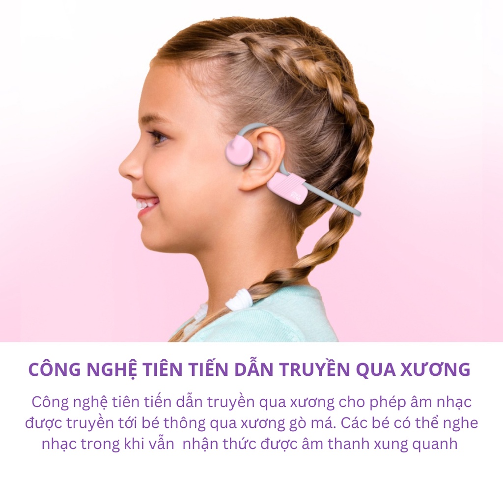 myFirst Headphone BC Wireless Lite - Tai nghe qua xương cho người lớn và  trẻ con