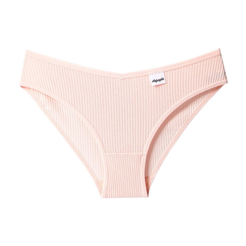 Quần lót nữ cotton kháng khuẩn kẻ sọc tôn dáng đáy quần may chống cộm LANIXA L246