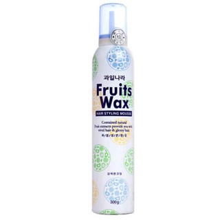 Keo bọt tạo kiểu tóc Kwailnara Fruits wax hair mousse 300g