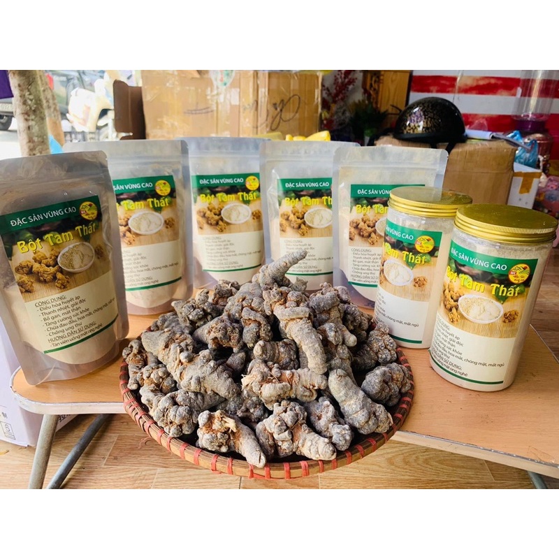 Bột Tam Thất Tây Bắc – Nguyên Chất, Dễ Dùng – Sạch Tự Nhiên