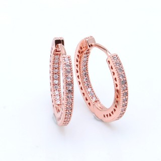 Khuyên tai nữ LAMY Signature Cubic Earrings 3030 - Khuyên tai bạc cao cấp S925 ALE
