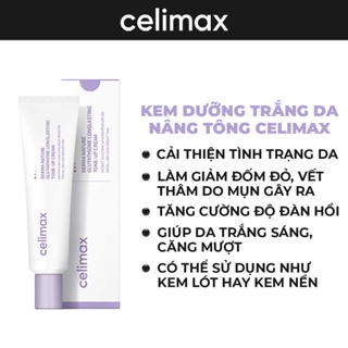 Kem Dưỡng Trắng Da Nâng Tông Celimax Derma Nature Glutathione Longlasting Tone-up Cream 35ml