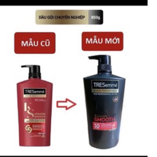 Dầu gội TRESemmé Chuyên nghiệp chuẩn Salon cho tóc chắc sạch, khỏe, mềm mượt 850g