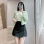SET 3SP ÁO KHOÁC DẠ- SƠMI - CV ĐAN DÂY ⚡HỎA TỐC⚡ MEOINDAHOUSE