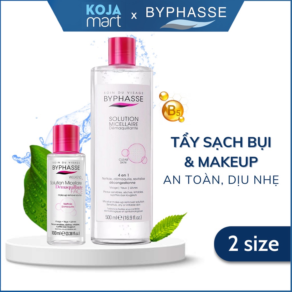 Nước Tẩy Trang Sạch Sâu Byphasse Solution Micellaire Face Make-Up ...