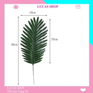 Lá giả - Lá cọ 45cm trang trí phông nền chụp ảnh, decor nhà cửa, cắm điểm, cổng cưới, bàn tiệc