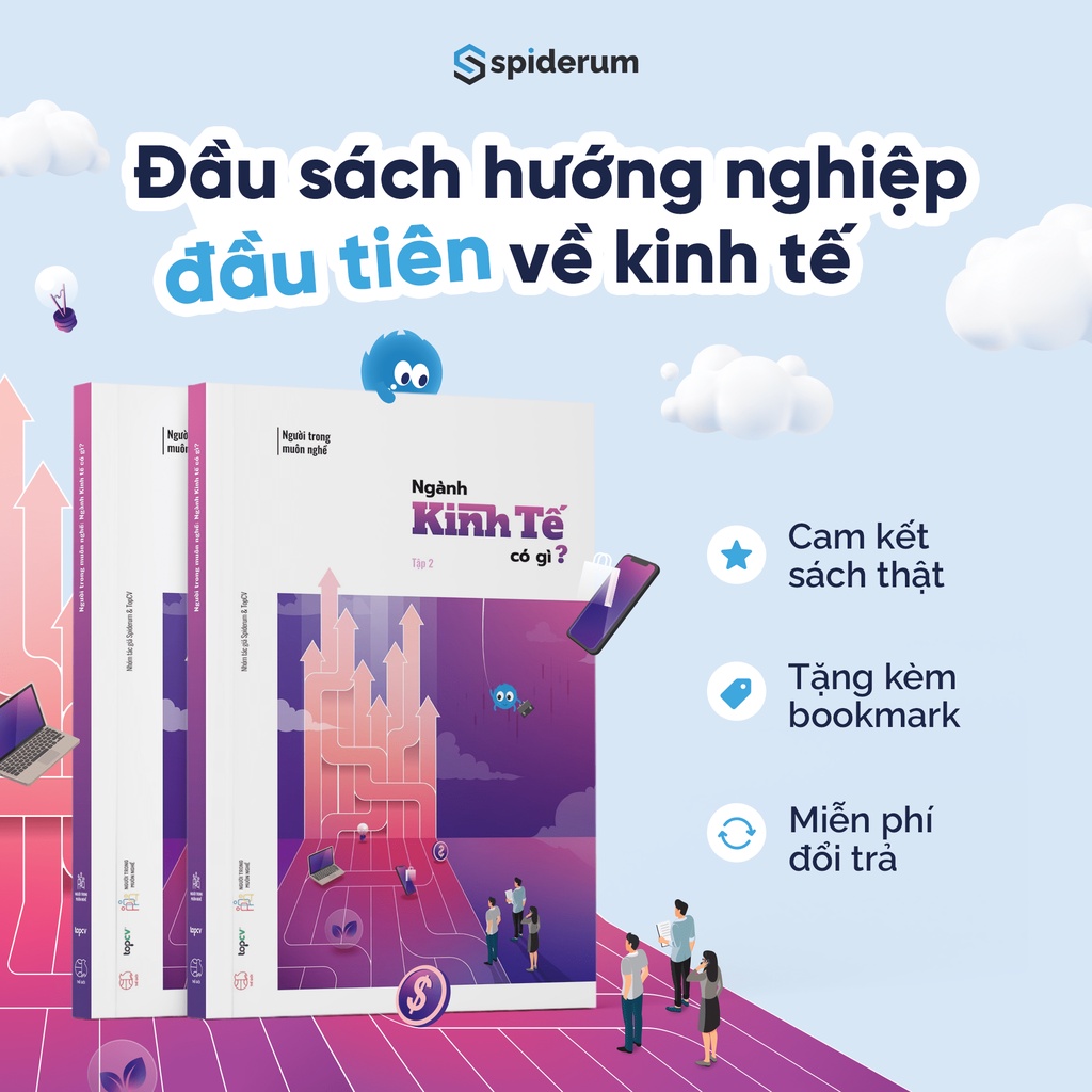 Ảnh Sách Người trong muôn nghề: Ngành Kinh Tế Có Gì? - Hướng nghiệp toàn diện ngành Kinh tế 1