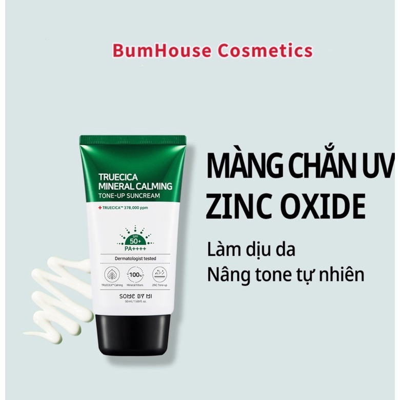 Ảnh Kem Chống Nắng Some By Mi Truecica Mineral 100 Tone-Up Suncream 50PA++++ 50ml 2