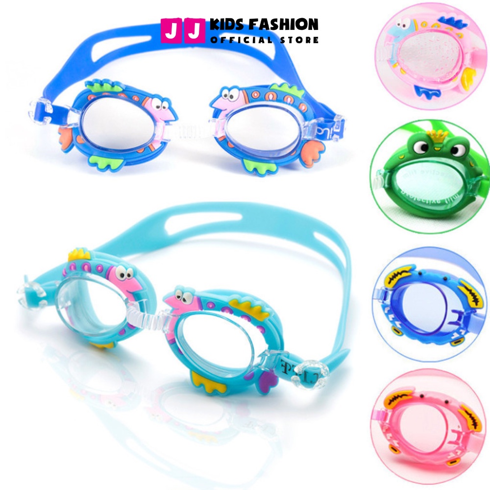 Kính bơi cho bé JJ Kids Fashion chống mờ nhân vật hoạt hình dễ thương