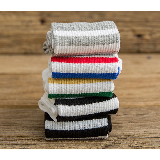 Vớ cotton cổ lửng Nam Nữ phong cách đơn giản, thể thao, trẻ trung, năng động.