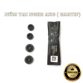 2 Cặp Núm tai nghe (eartip tai nghe) cao cấp gồm 2 núm to + 2 núm vừa