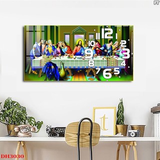 Tranh Đồng Hồ Treo Tường Công Giáo - Tranh Tráng Gương