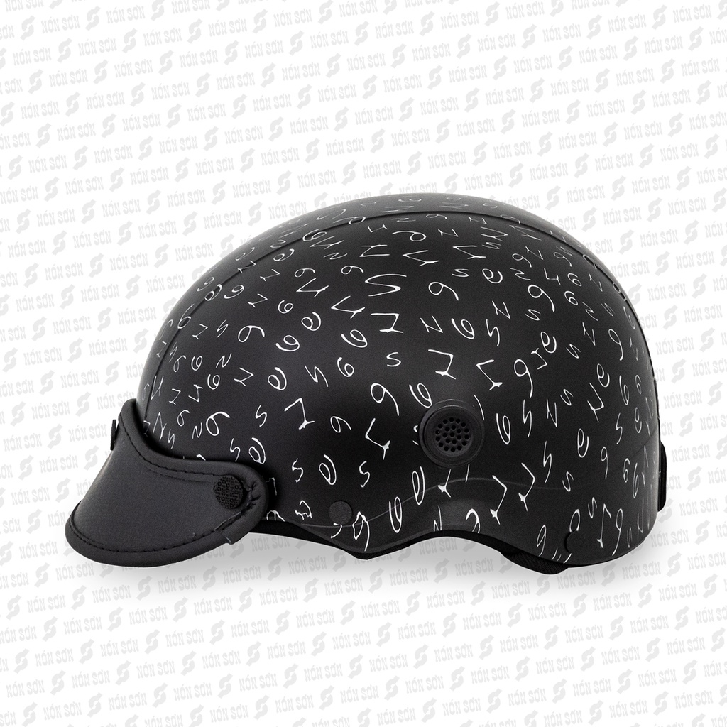 Ảnh Mũ bảo hiểm lỗ thông gió phiên bản mới NÓN SƠN chính hãng AMP-ĐN089 4