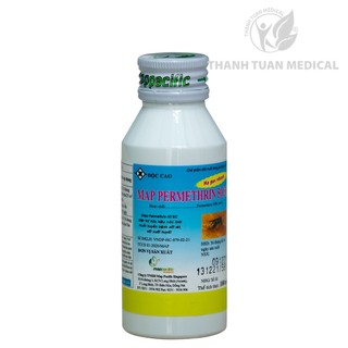 Thuốc diệt muỗi, côn trùng Map Permethrin 50EC - Chai 100ml