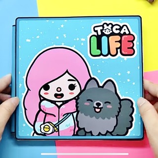 Ngôi nhà màu xanh của Toca - búp bê giấy