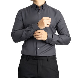 Áo Sơ Mi Nam Cotton Spandex Vải Co Giãn, Tay Dài, Form Slimfit Mềm Mịn Thấm Hút Tốt, Bigsize Dễ Phối Đồ - A068-1