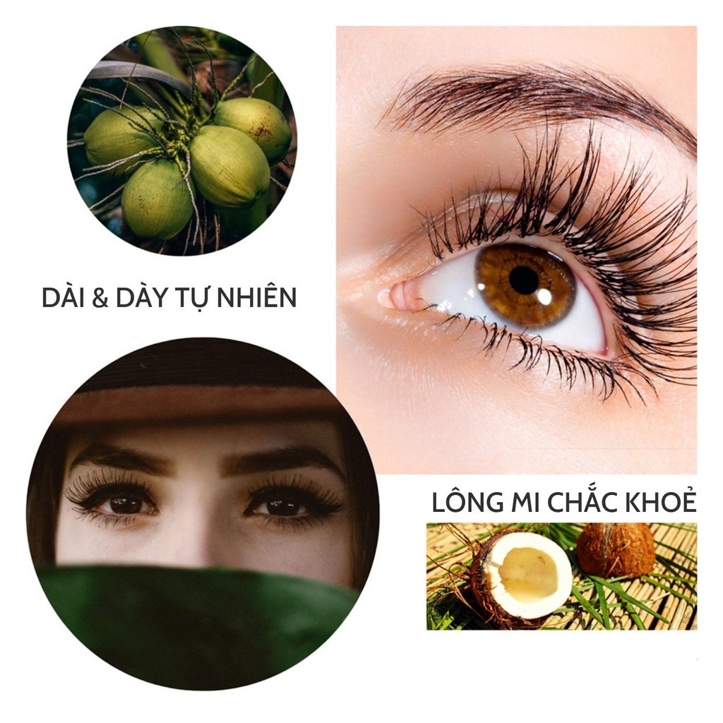 Dầu dừa nguyên chất kích dài mi lọ masaca - Dưỡng mi Origin 5ml