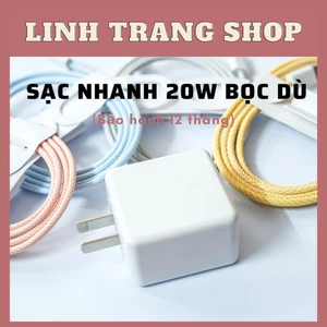 Củ Sạc + Cáp Sạc Nhanh (CÓ CAM KẾT TỐC ĐỘ SẠC)