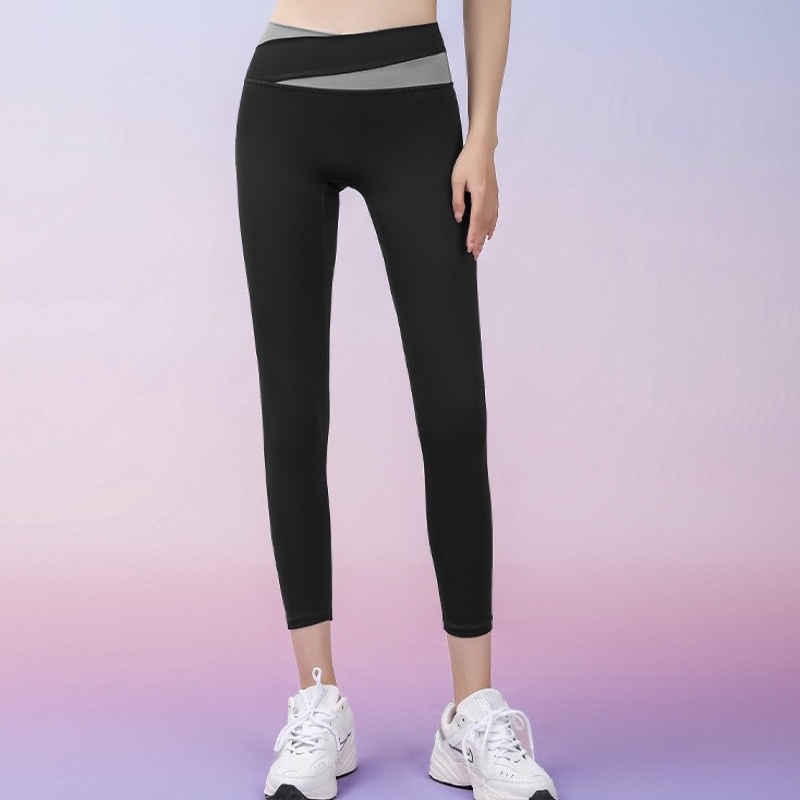 Quần Legging Dài Tập Gym,Yoga Cạp Cao Tôn Dáng,Co Giãn Thoải Mái