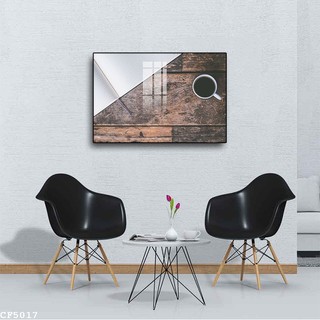 Tranh Treo Tường Quán Cafe - Tranh Laminate Tráng Gương