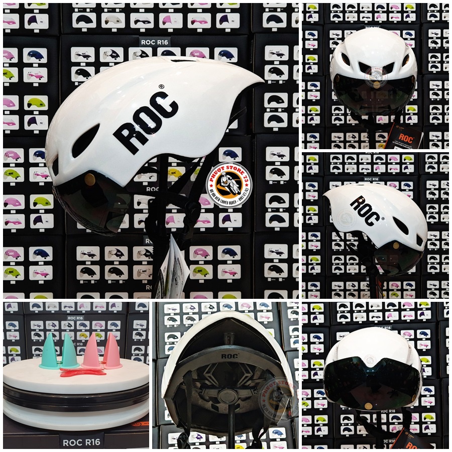Mũ Bảo Hiểm Thể Thao ROC R16 Tặng 2 Tai Mèo Chính Hãng | Shopee Việt Nam