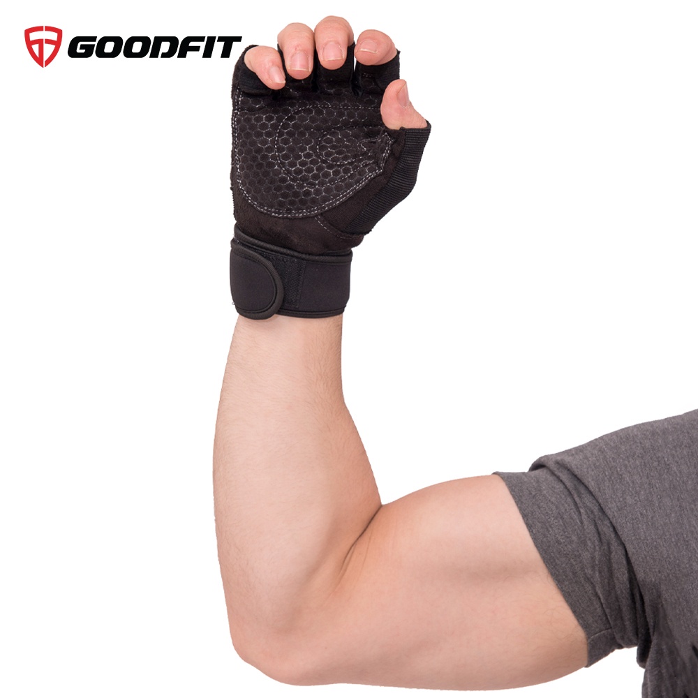 Găng tay tập gym có quấn GoodFit GF201G