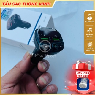 Tẩu sạc ô tô, tẩu blutooth cho ô tô, xe tải không có màn hình