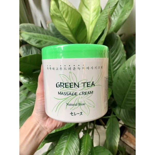 KEM MASSAGE TRÀ XANH GREEN TEA MASSAGE CREAM 450ML | Shopee Việt Nam