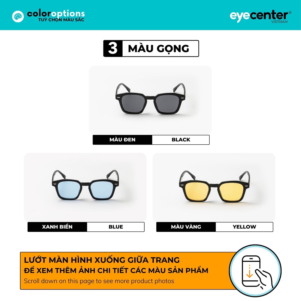 Ảnh Kính mát nam nữ chính hãng EYECENTER S37S nhựa dẻo chống gãy nhập khẩu by Eye Center Vietnam 2